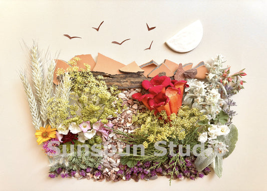 Desert Bloom 8x10 Fine Art Print by Sunspun Studio