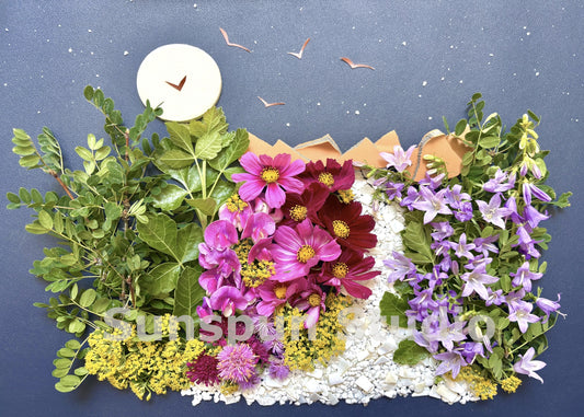 Evening in Bloom 8x10 Fine Art Print by Sunspun Studio