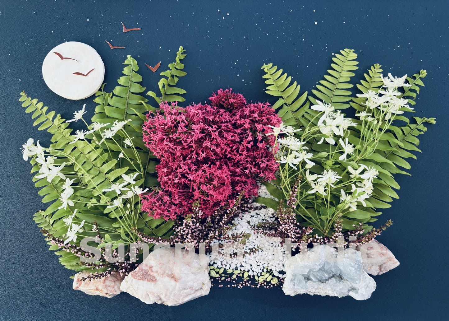 winter night greeting card