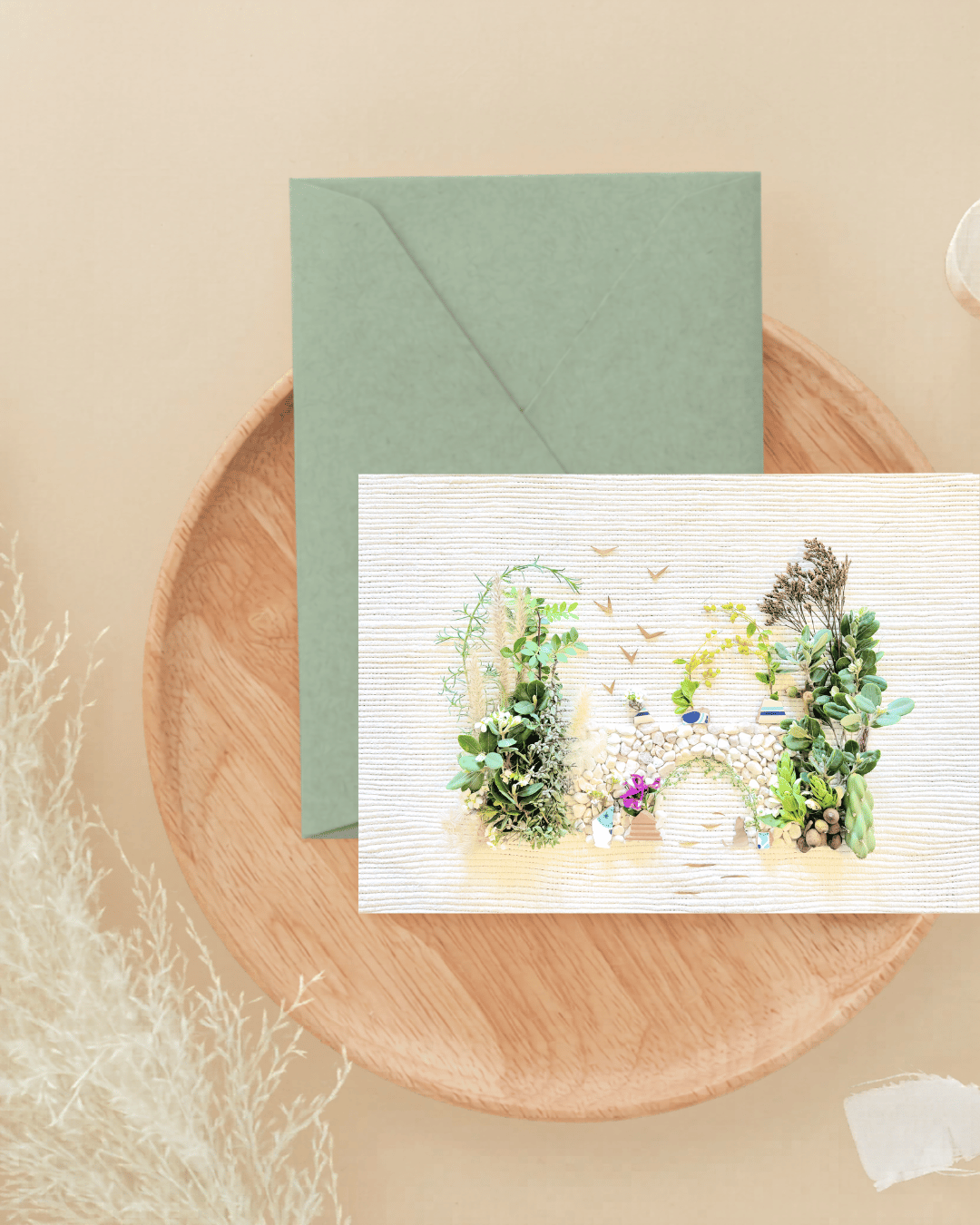 alicante by the sea greeting card