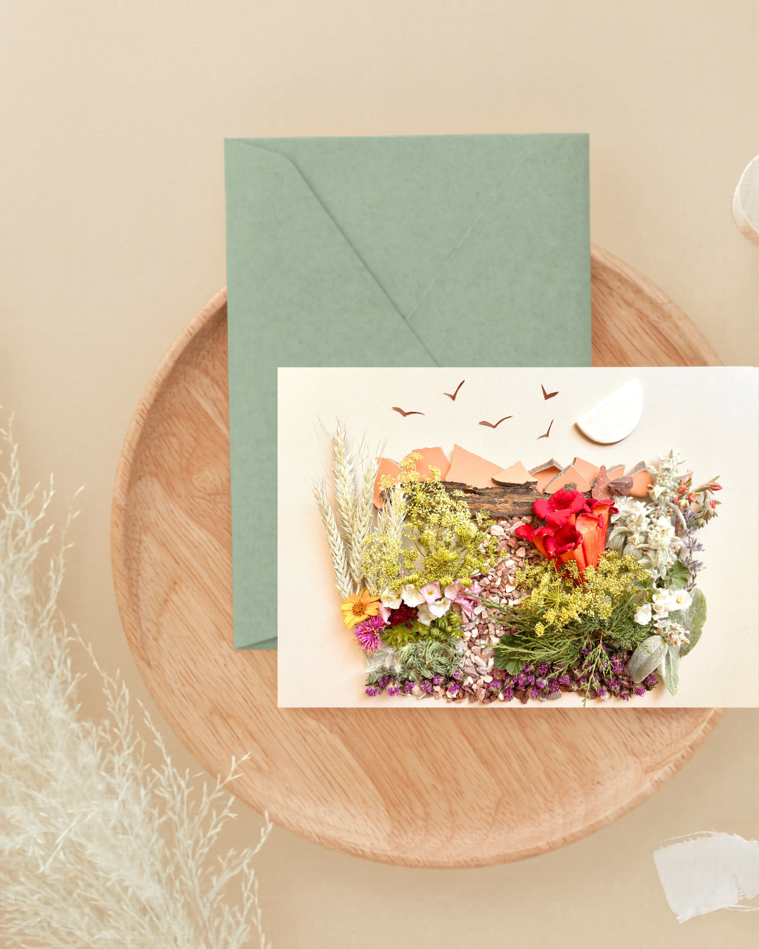desert bloom greeting card