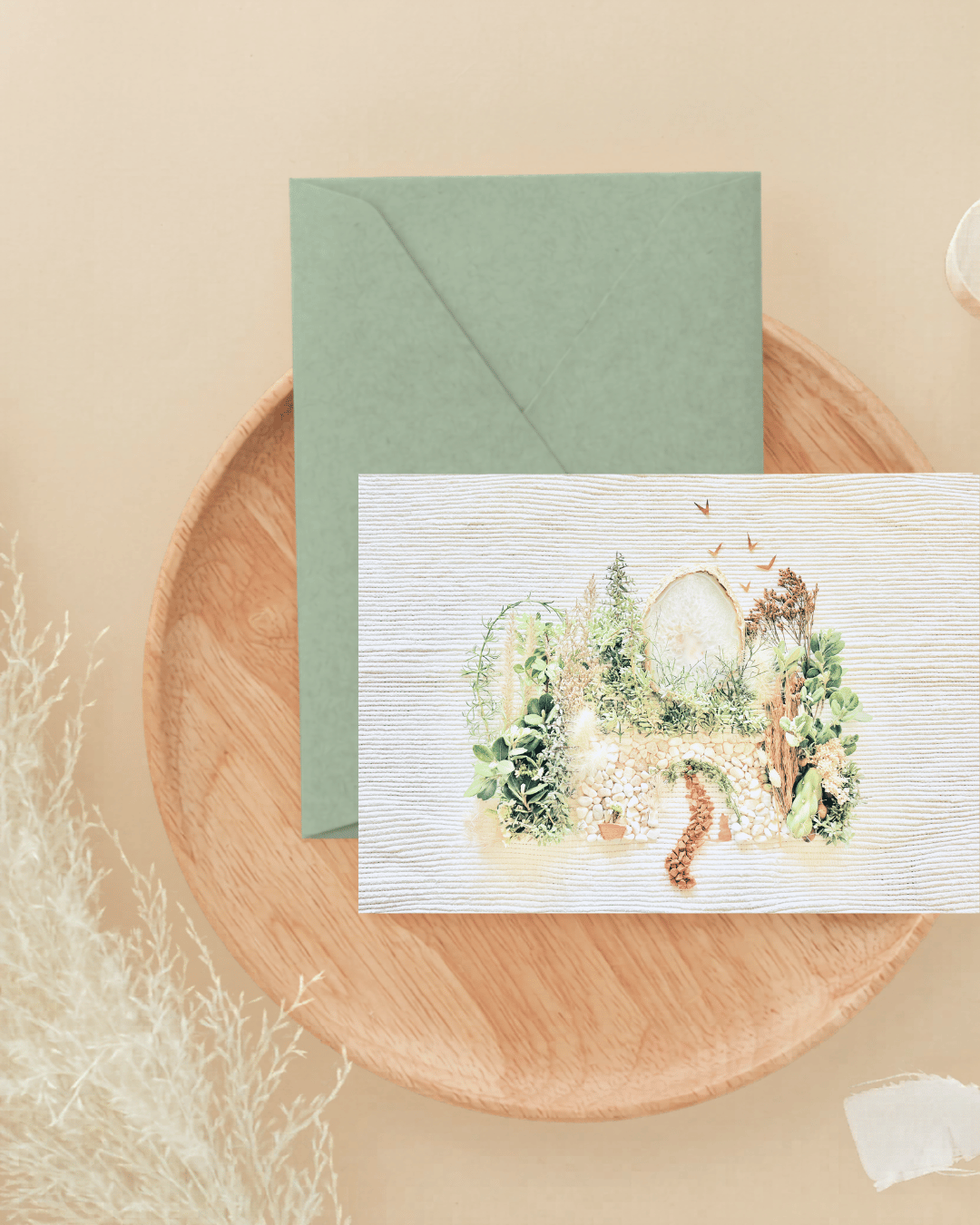 santa bàrbera greeting card