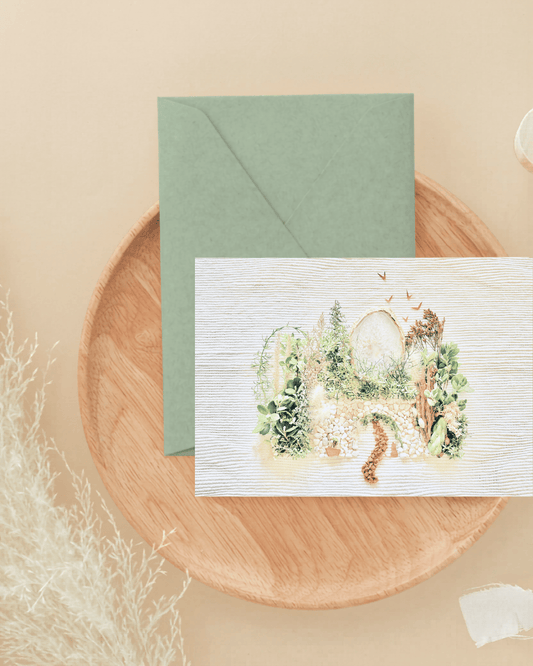 santa bàrbera greeting card