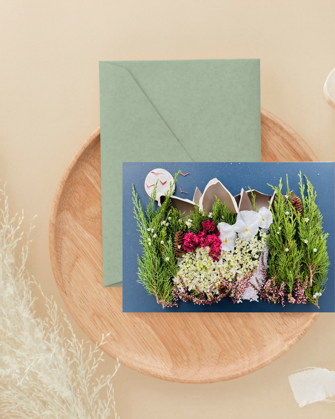 winter solstice greeting card